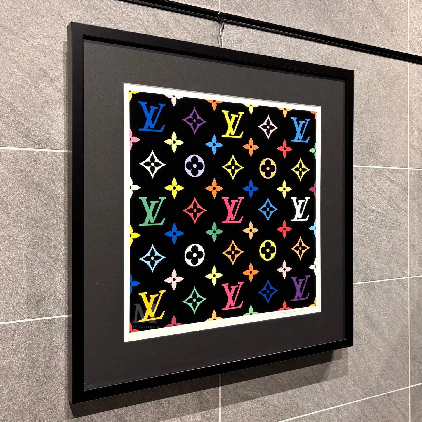 LV BLACK MURAKAMI MULTICOLOR MONOGRAM