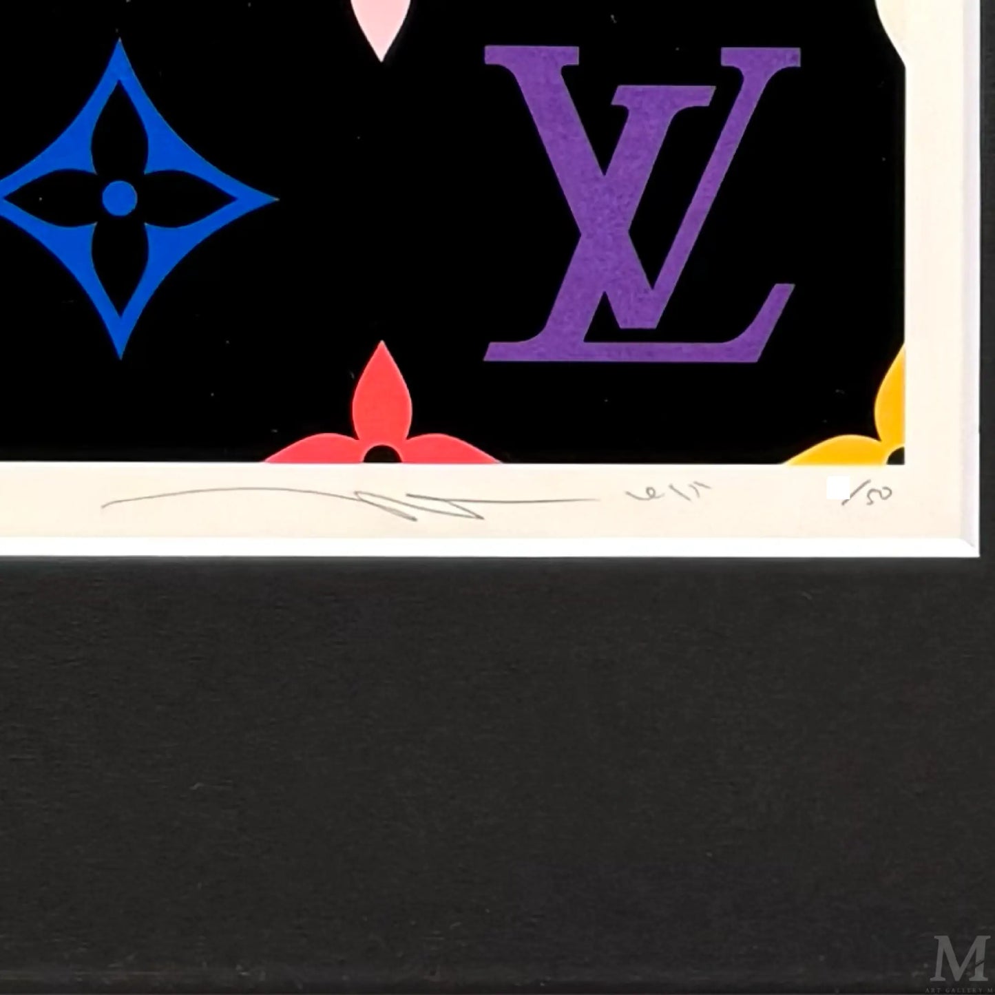 LV BLACK MURAKAMI MULTICOLOR MONOGRAM