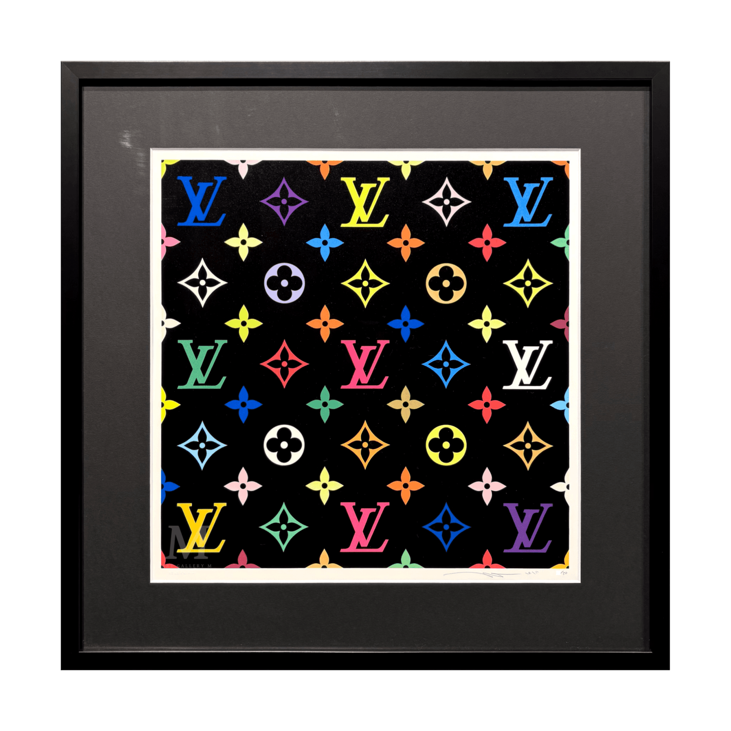 LV BLACK MURAKAMI MULTICOLOR MONOGRAM