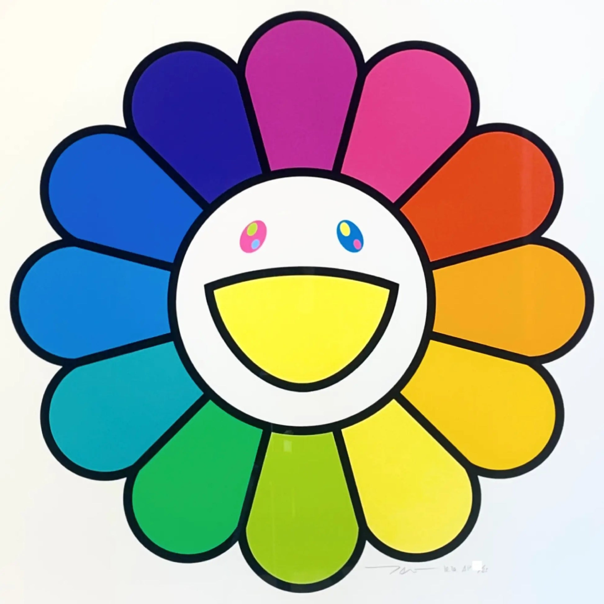 レインボーフラワー様 村上隆(Takashi Murakami)「レインボーフラワーさん」ART GALLERY M