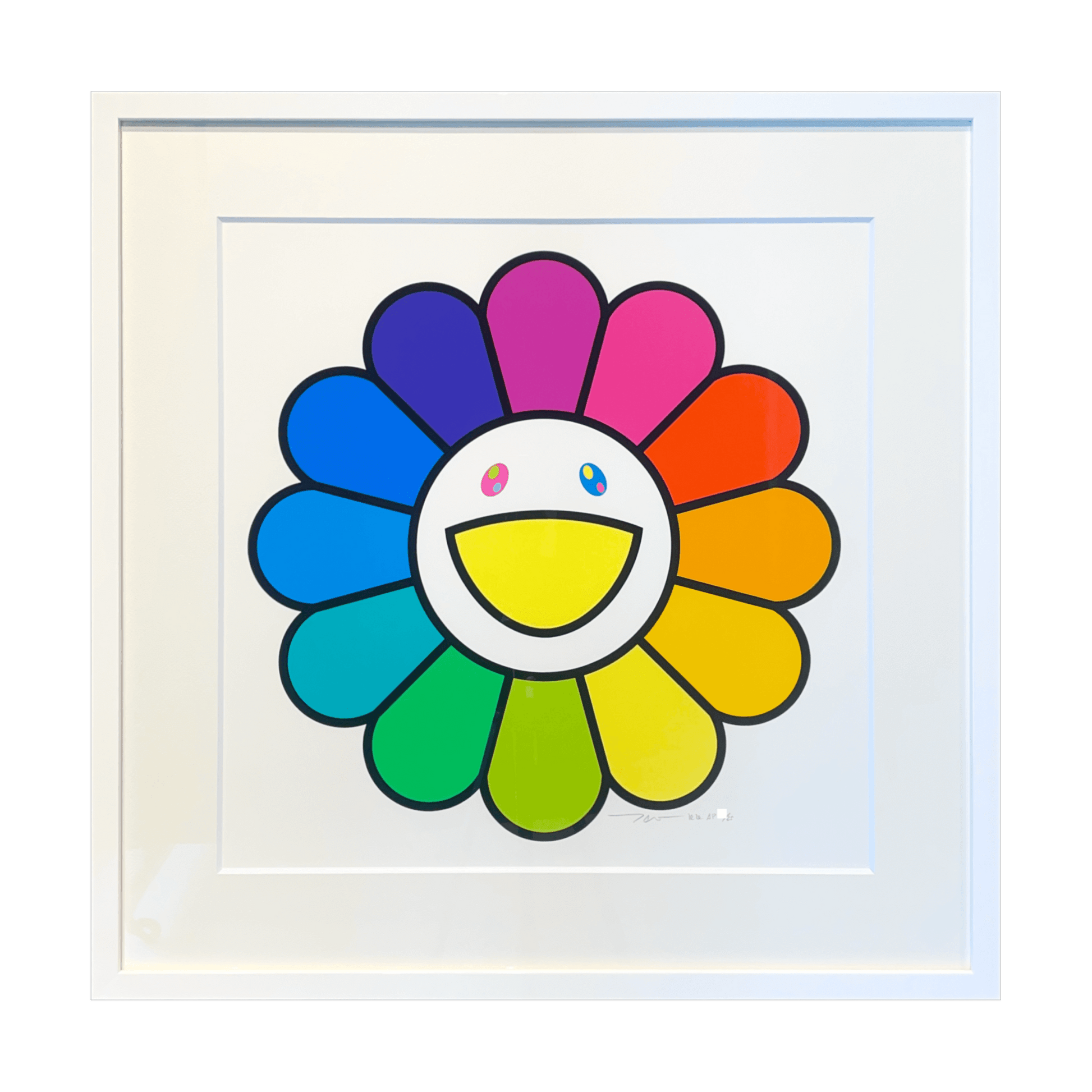 Takashi Murakami 村上隆 版画 レインボーフラワーちゃん Takashi Murakami 村上隆 版画 レインボーフラワーちゃん