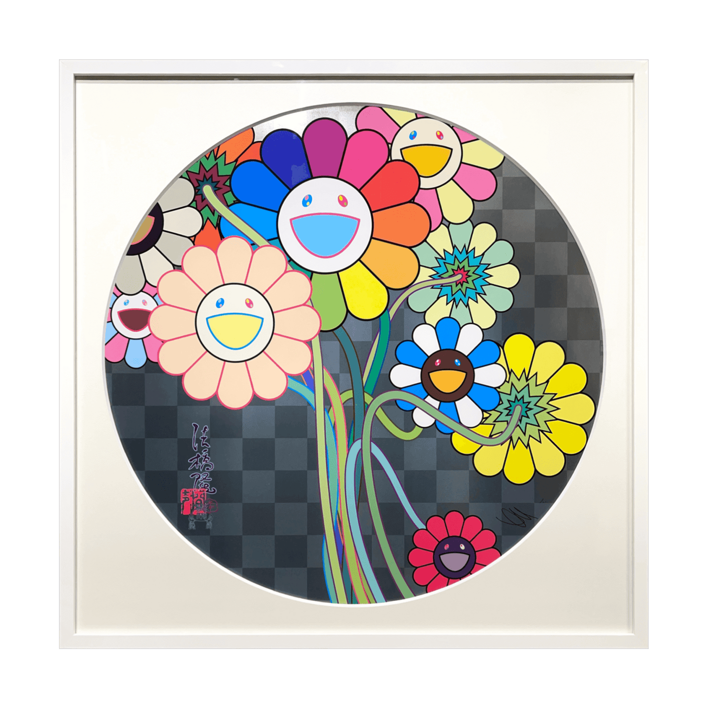 村上隆 版画 雪月花 お月見をするカイカイキキ 村上隆 エディション 村上隆 版画 雪月花 お月見をするカイカイキキ 村上隆 エディション