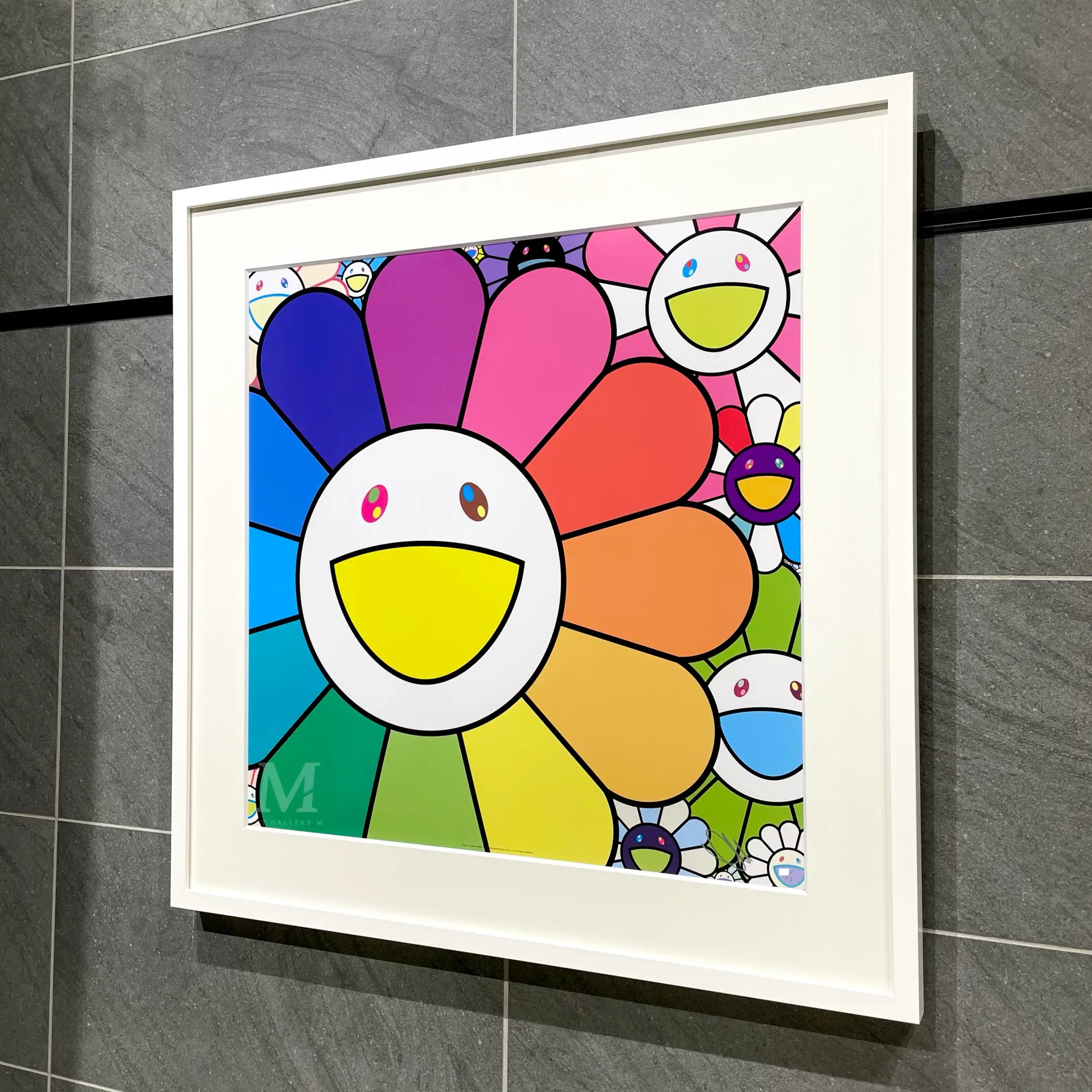 村上隆 ED300 ポスター ポップンフラワーズ 納品書付 - メルカリ