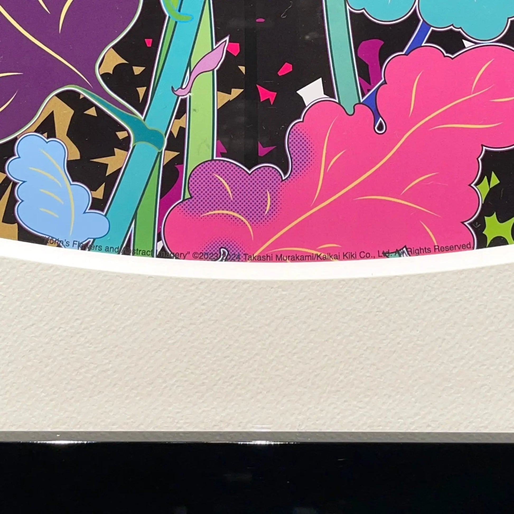 なかさま専用 花のモチーフの抽象画 村上隆(Takashi Murakami)「琳派のお花と抽象的図像」ART GALLERY M