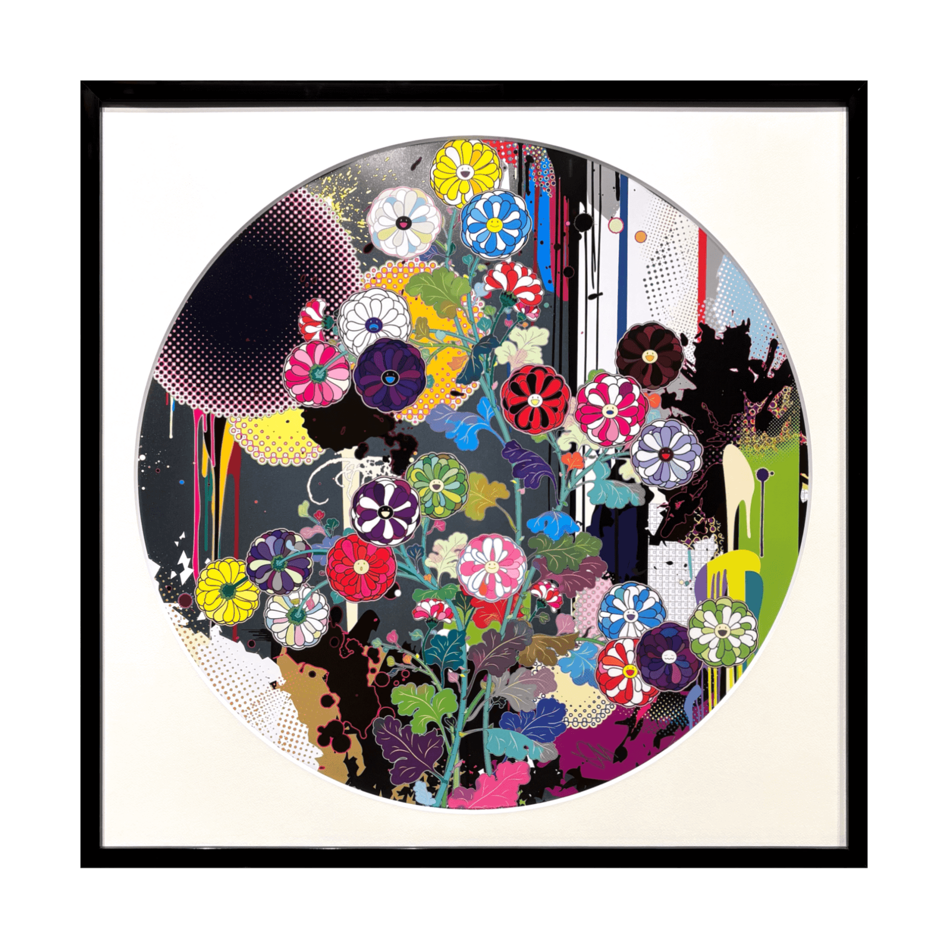 村上隆(Takashi Murakami)「琳派のお花と抽象的図像」ART