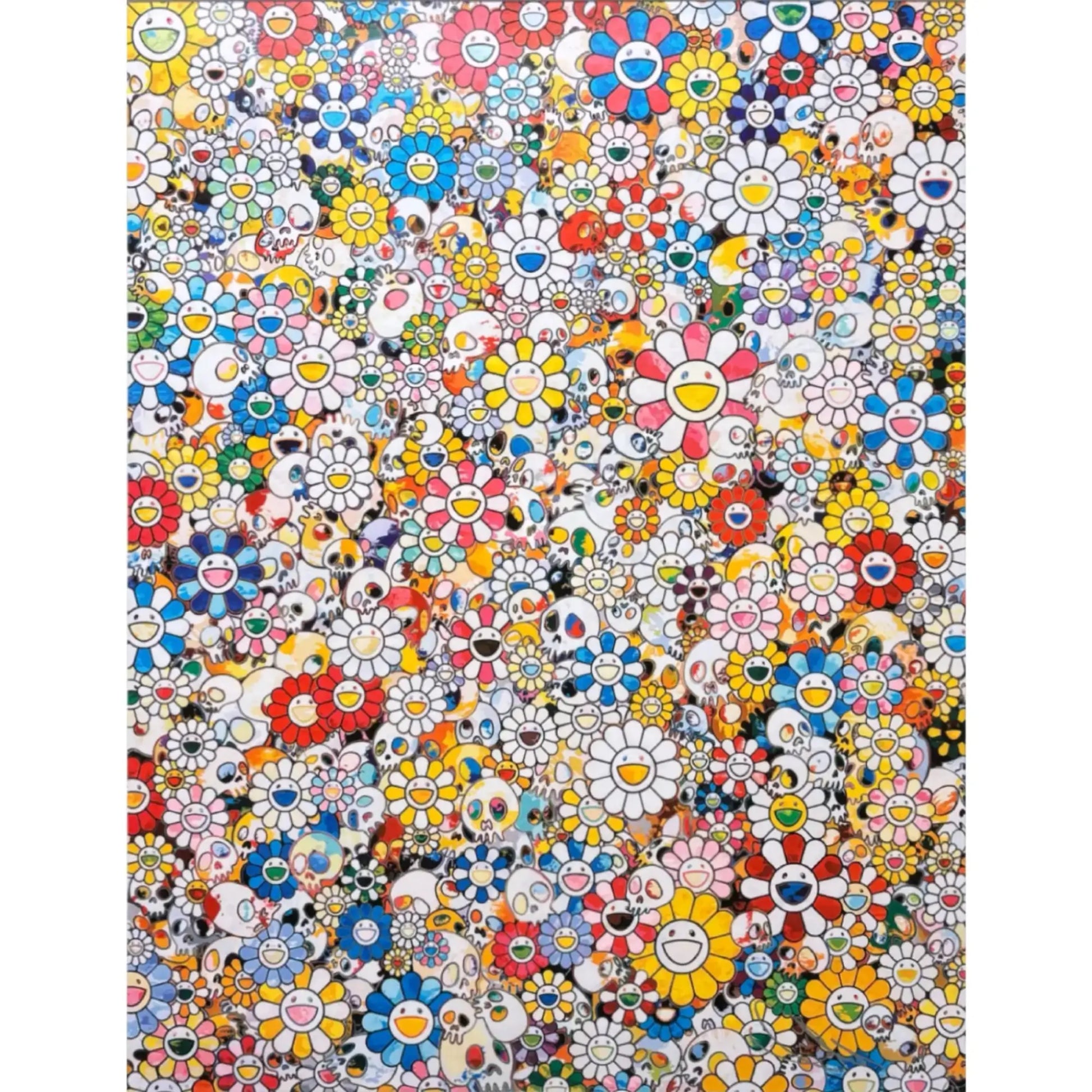 村上隆 (Takashi Murakami)「Skull & Flowers Multicolor」ART 村上隆 (Takashi Murakami)「Skull & Flowers Multicolor」ART
