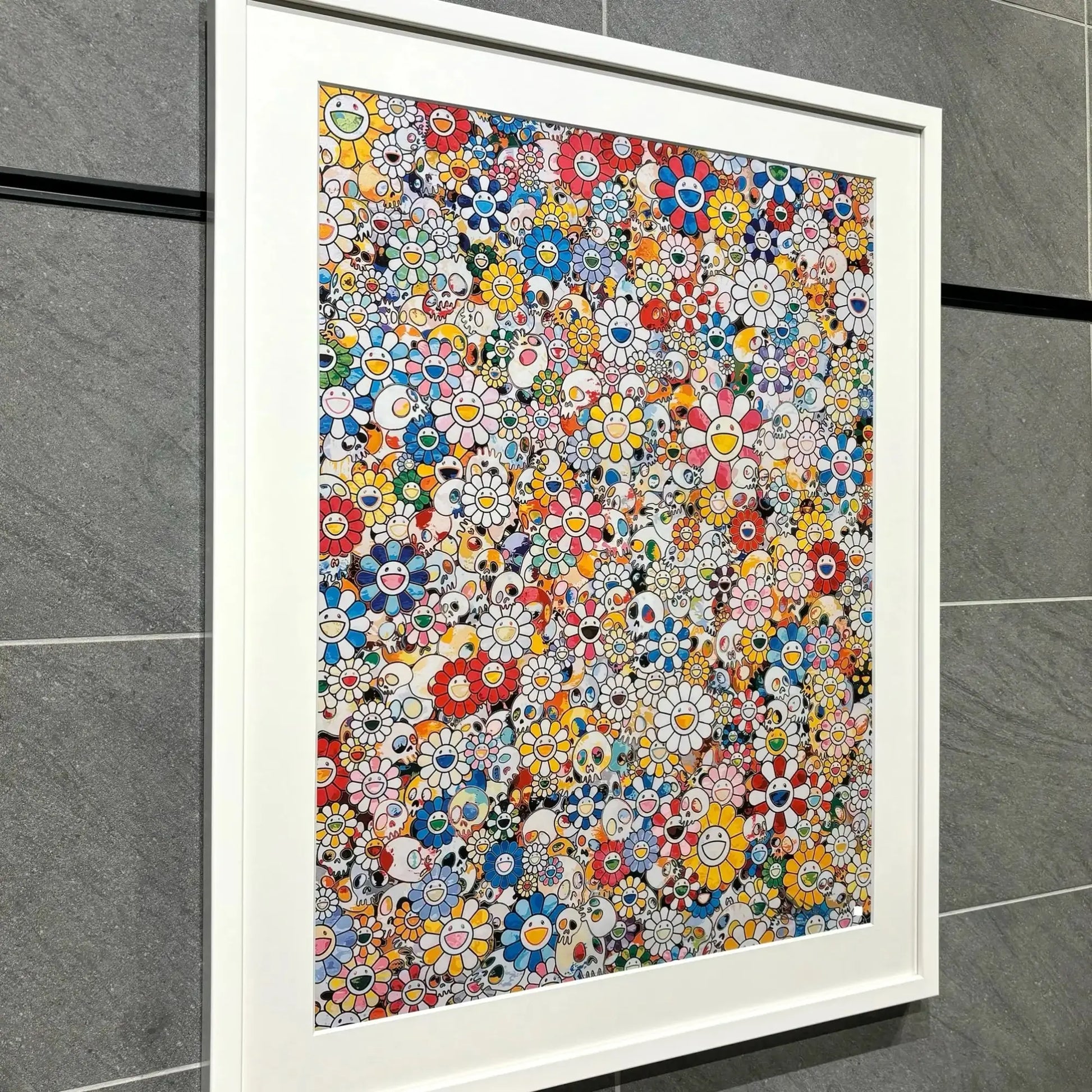 村上隆 スカル&フラワー パズル 新品未開封 村上隆 (Takashi Murakami)「Skull & Flowers Multicolor」ART