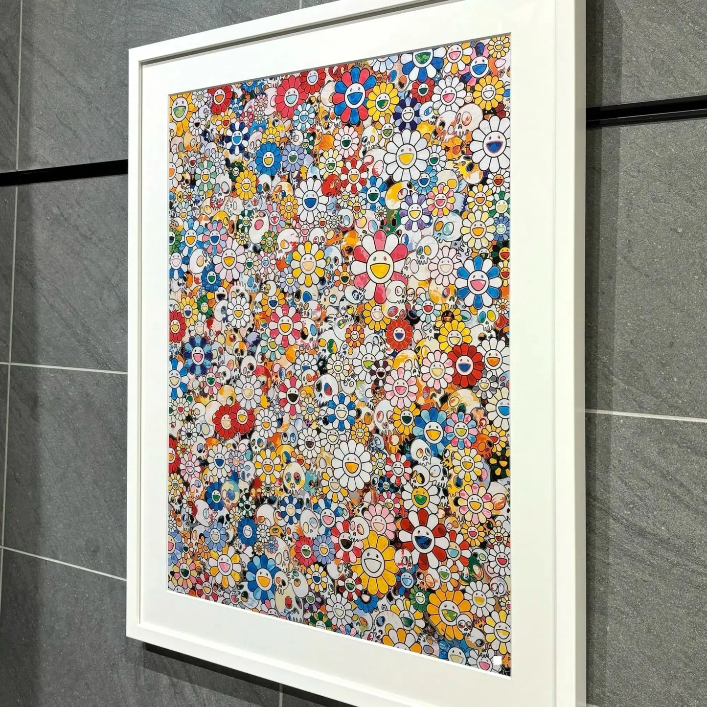 Skulls & Flowers (White) / 村上隆 村上隆(Takashi Murakami)「Skull & Flowers Multicolor」ART