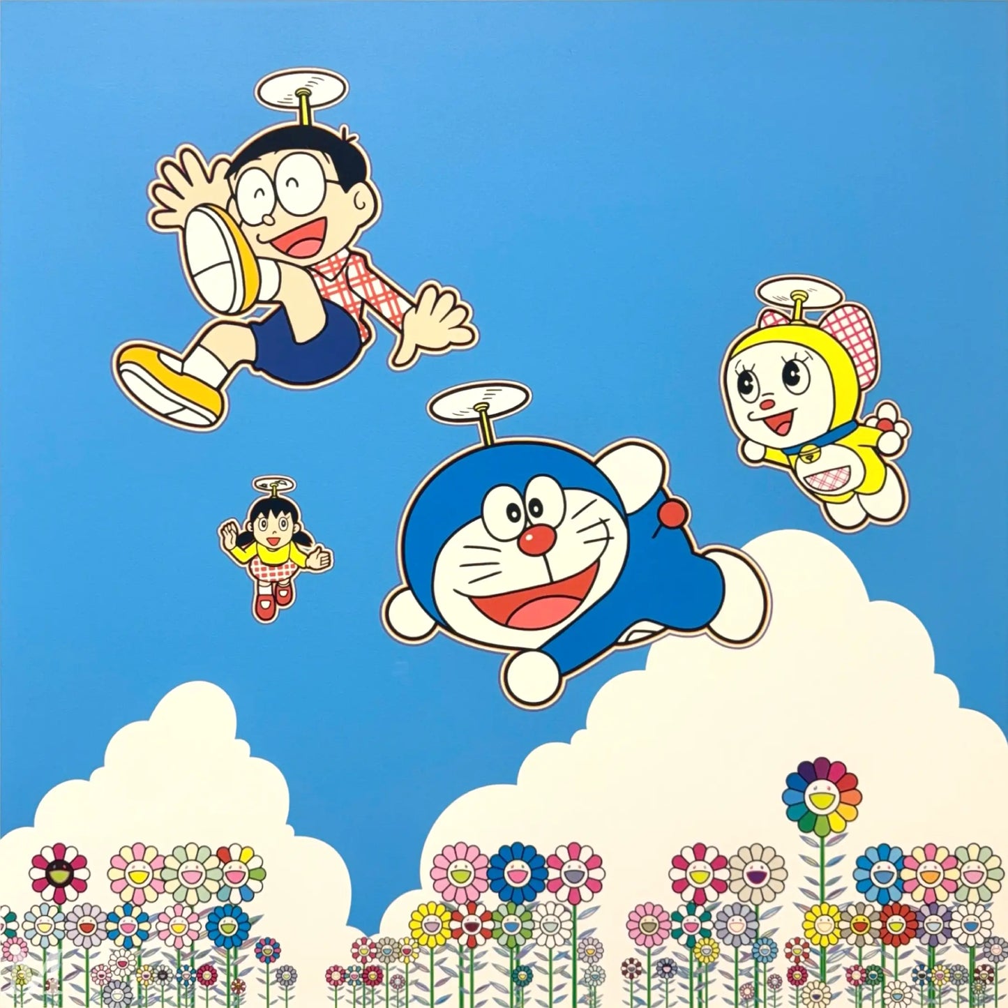 青空の下、楽しいね