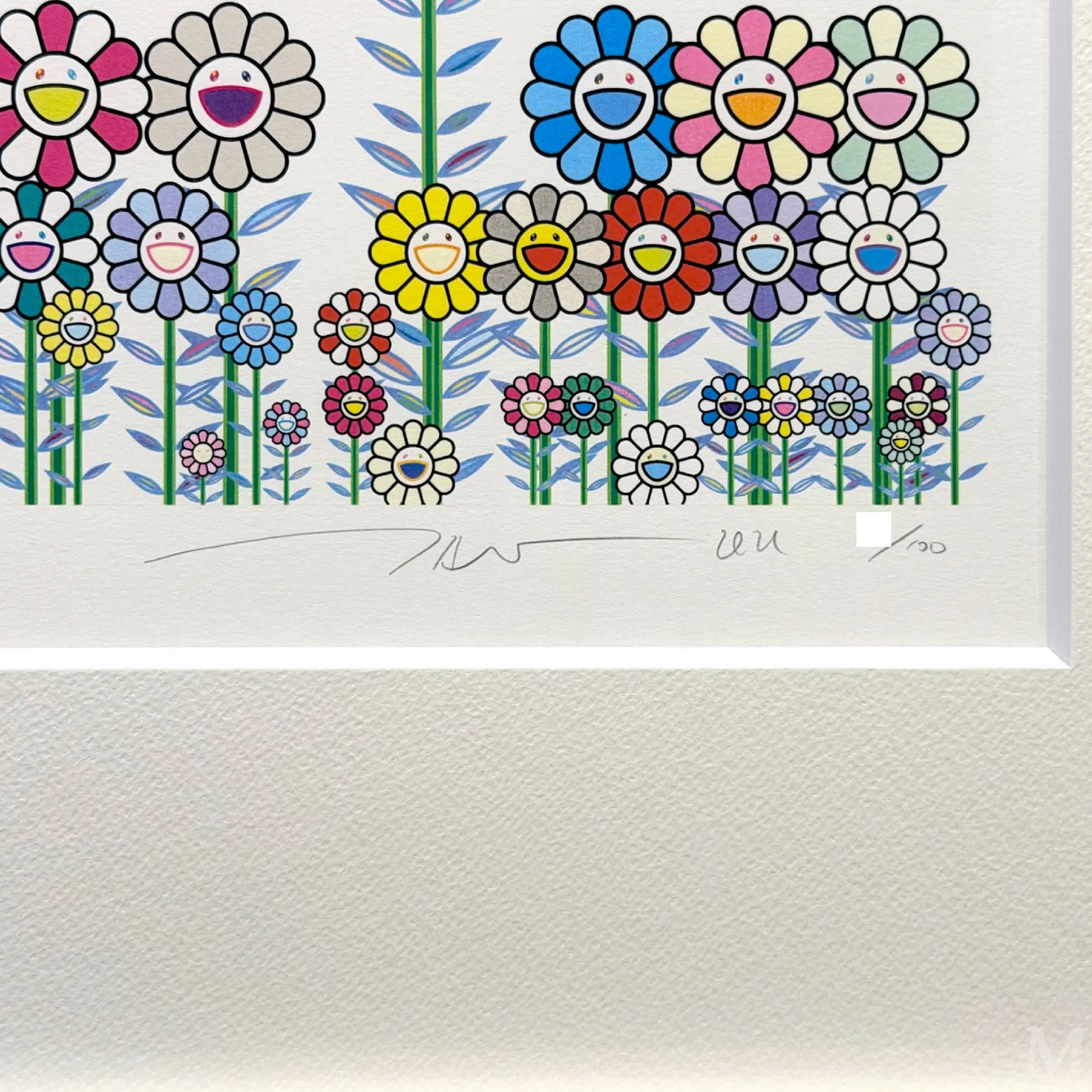 村上隆 (Takashi Murakami)「青空の下、楽しいね」ART GALLERY M
