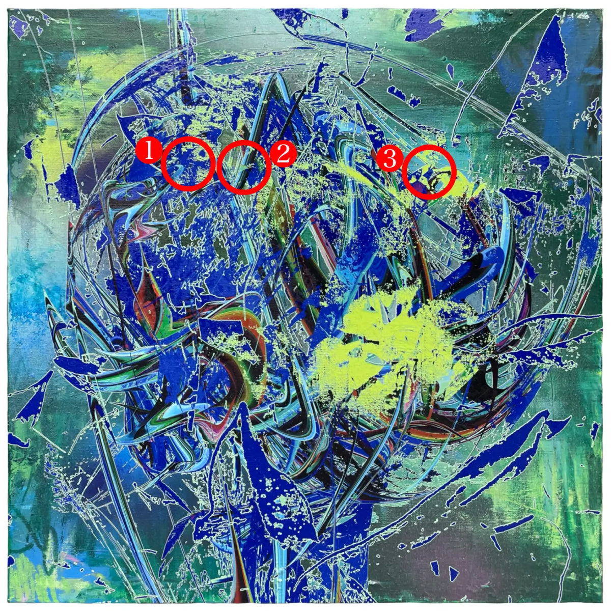Rei Nakanishi (中西伶)「flower of life NO106」ART GALLERY M Rei Nakanishi (中西伶)「flower of life NO106」ART GALLERY M