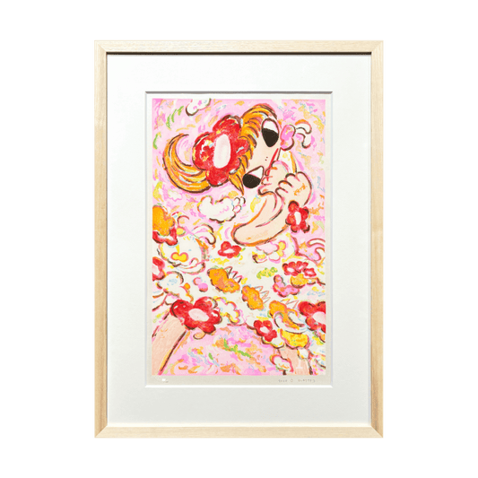 ロッカクアヤコ 版画 untitled シルクスクリーン ロッカクアヤコ 版画 untitled シルクスクリーン