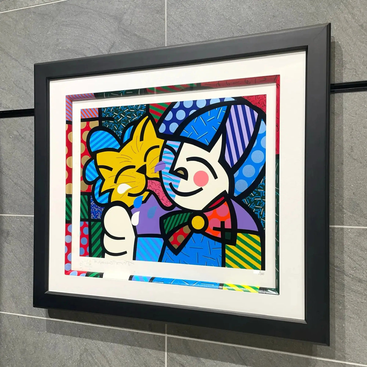 Romero Britto (ロメロ・ブリット)「Friendship」ART GALLERY M Romero Britto (ロメロ・ブリット)「Friendship」ART GALLERY M