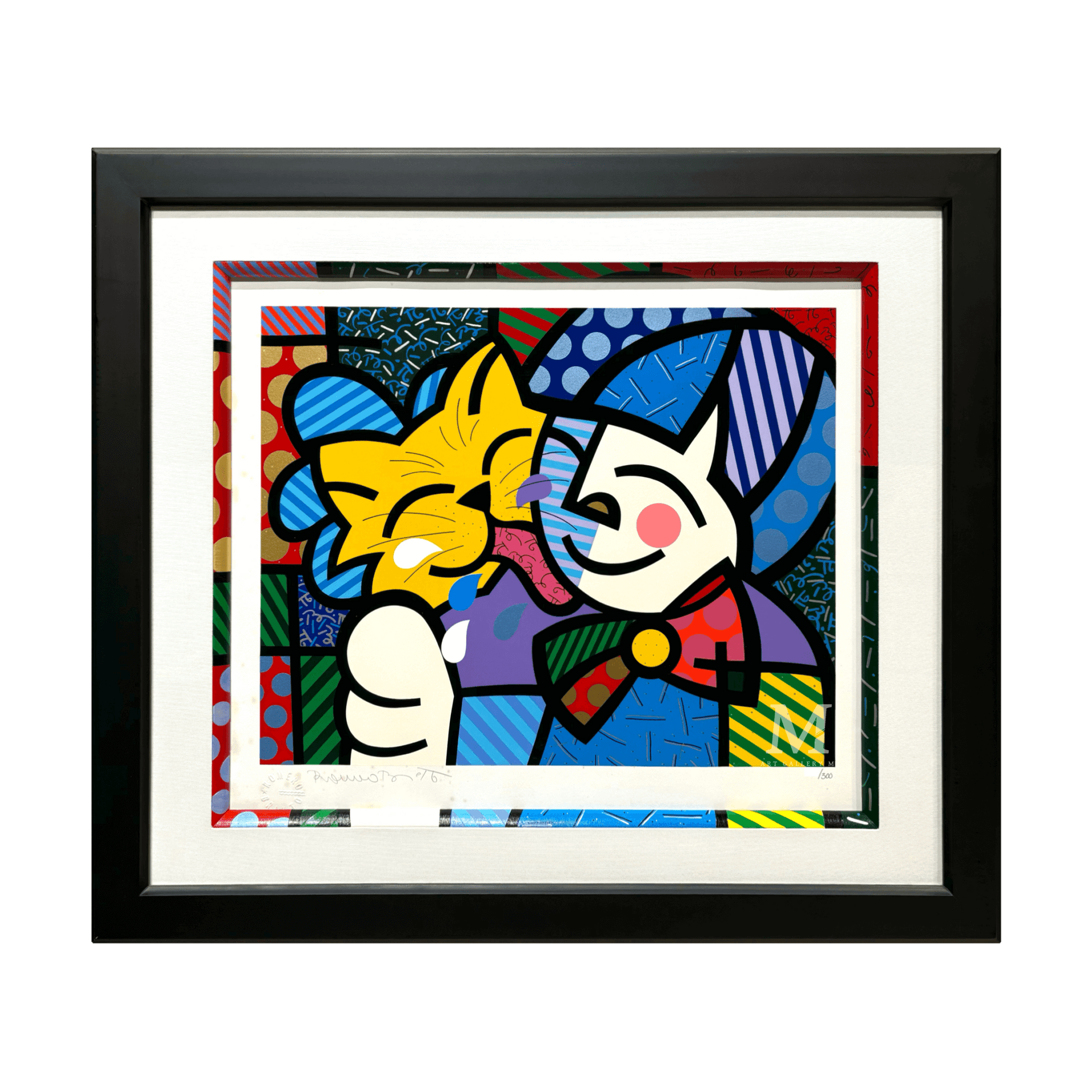版画 ロメロ・ブリット Romero Britto Bowl of Fruit 版画 ロメロ・ブリット Romero Britto Bowl of Fruit